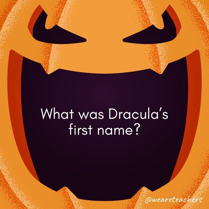 What was Dracula’s first name?