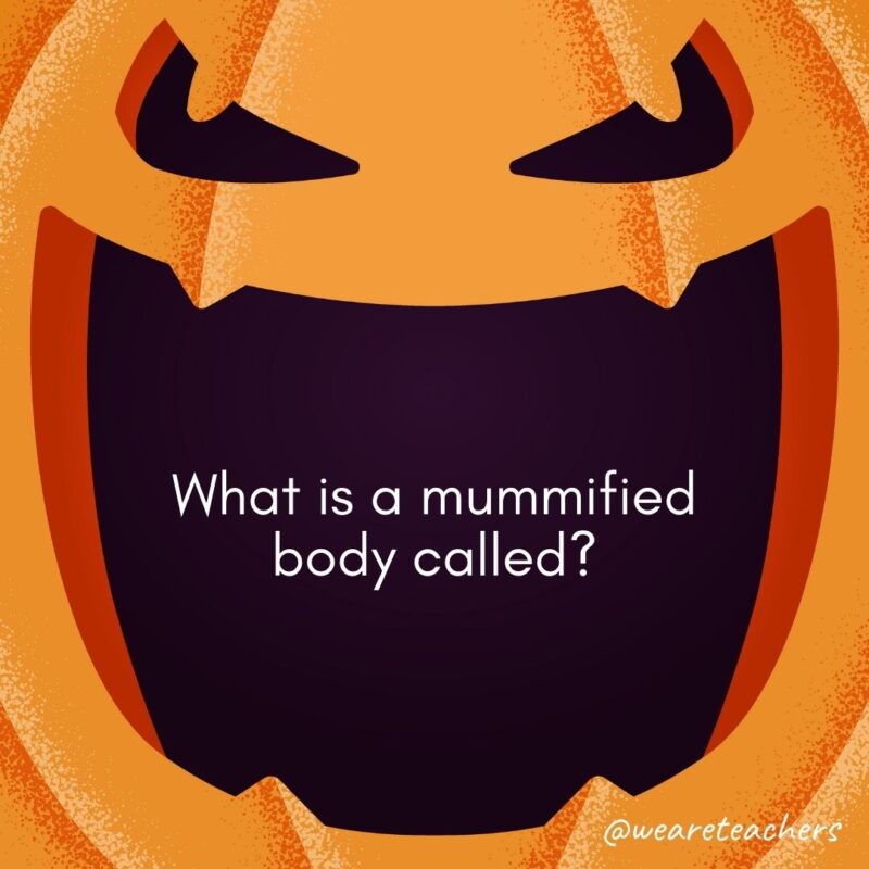 What is a mummified body called?