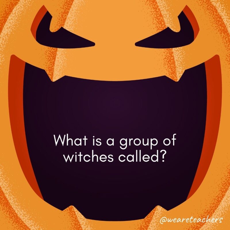 What is a group of witches called?