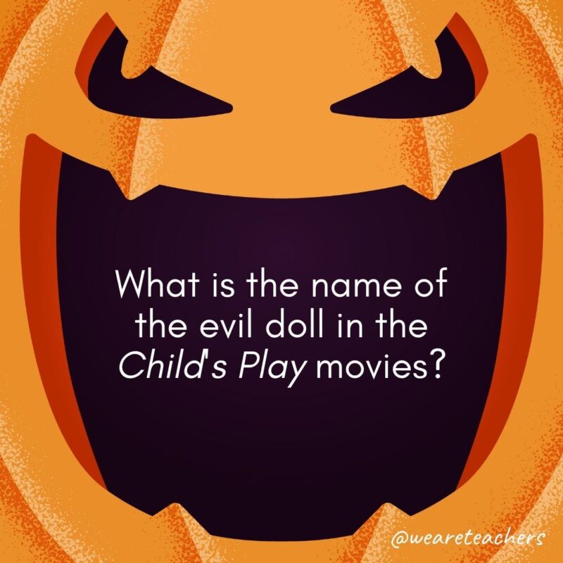 What is the name of the evil doll in the Child's Play movies?