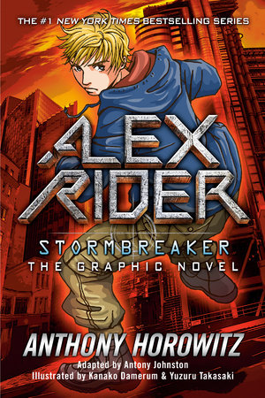 The cover of the graphic novel Alex Rider: Stormbreaker.