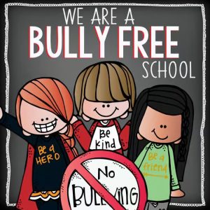 A clickable TPT resource cover image for "Bully Prevention - PowerPoint, Posters and Pledge Certificate"