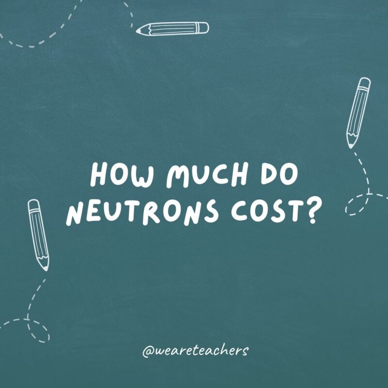 How much do neutrons cost?