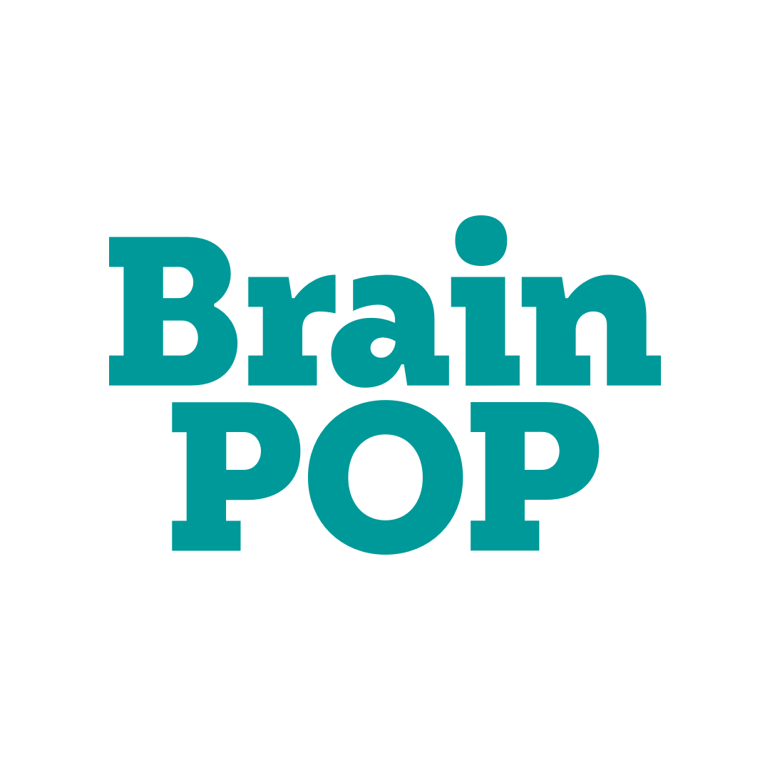 BrainPOP logo in teal on white