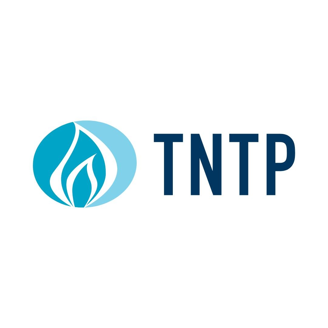 TNTP logo on a white background