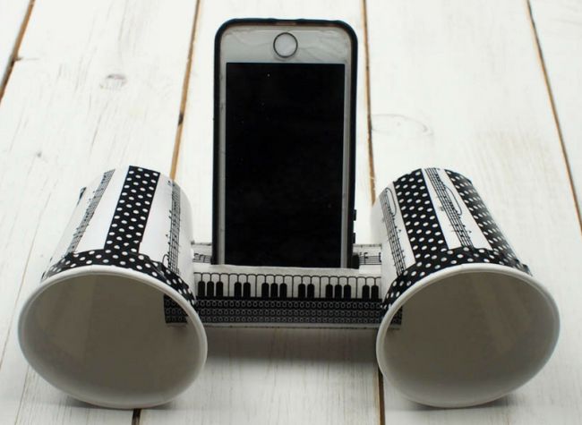 DIY smartphone amplifier made from paper cups- science projects for 2nd graders