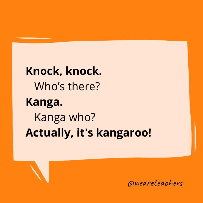 Actually, it's kangaroo!