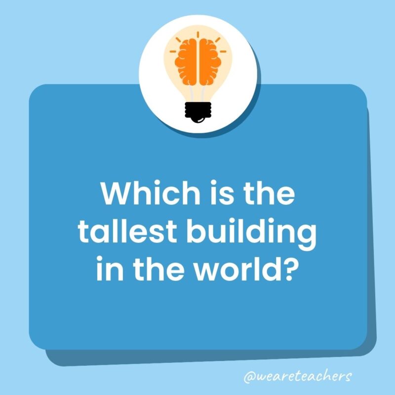 Which is the tallest building in the world?