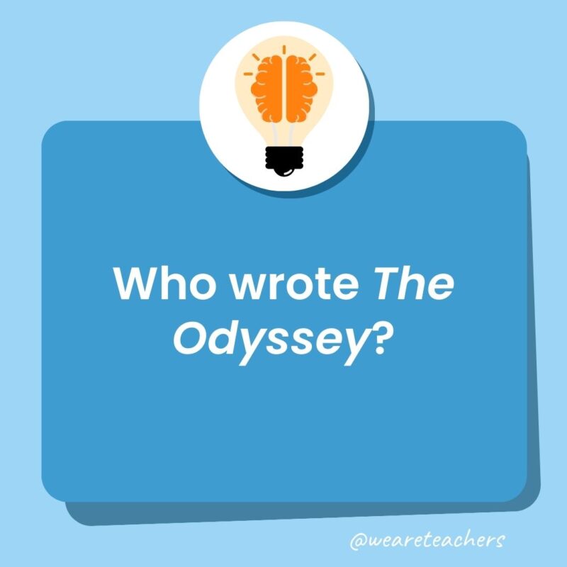 Who wrote The Odyssey?