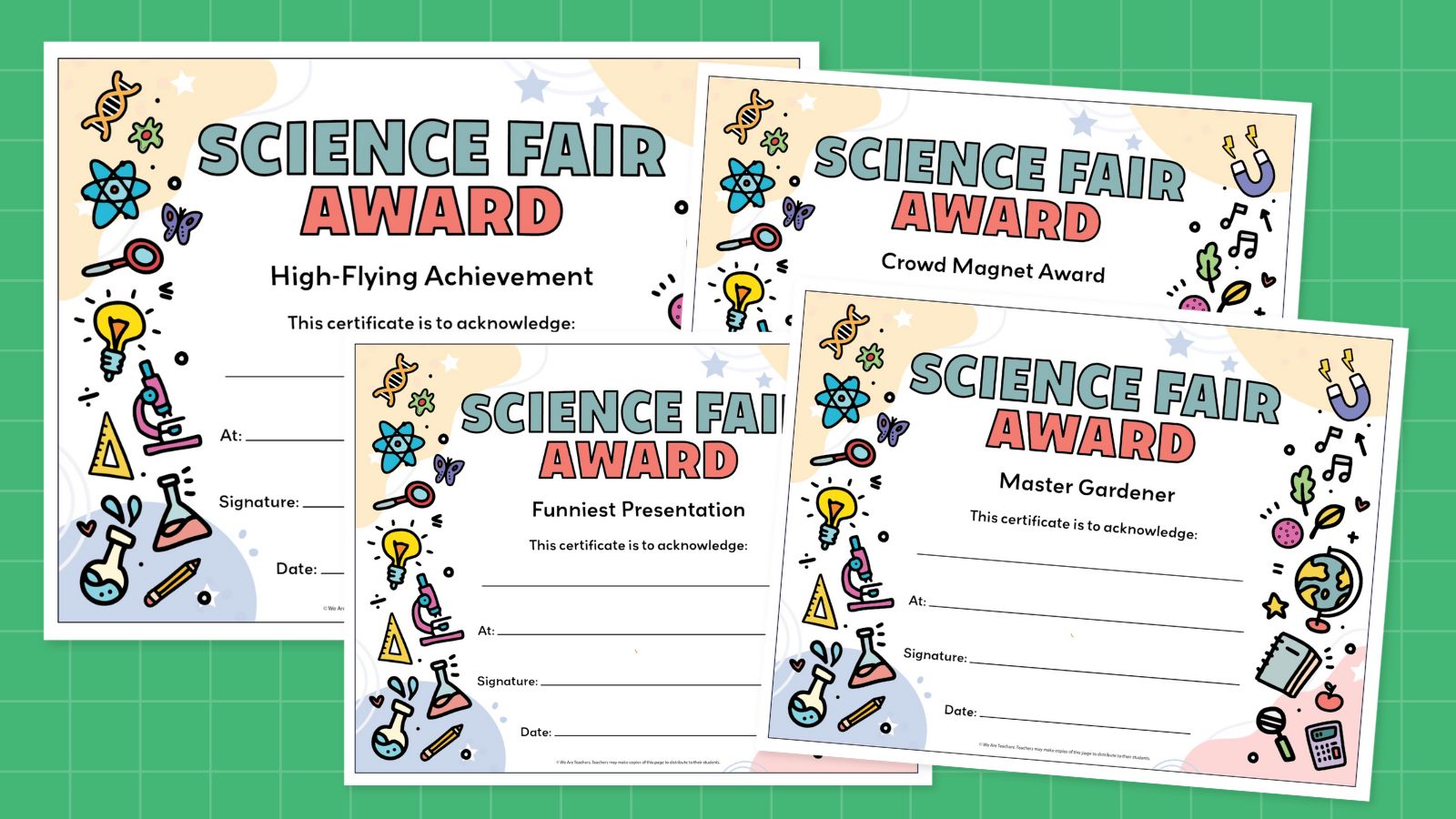 science fair award 2