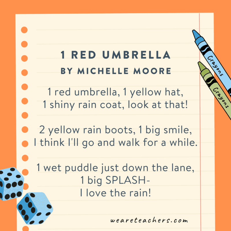 Red Umbrella by Michelle Moore 