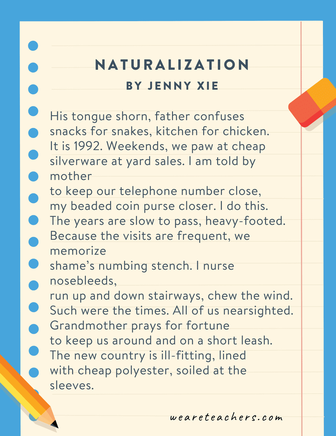 Naturalization by Jenny Xie