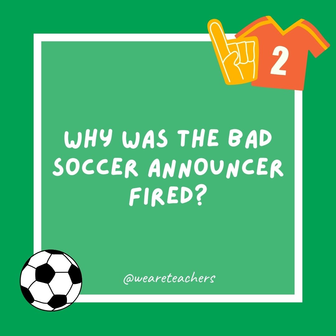 Why was the bad soccer announcer fired? Why was the bad soccer announcer fired?