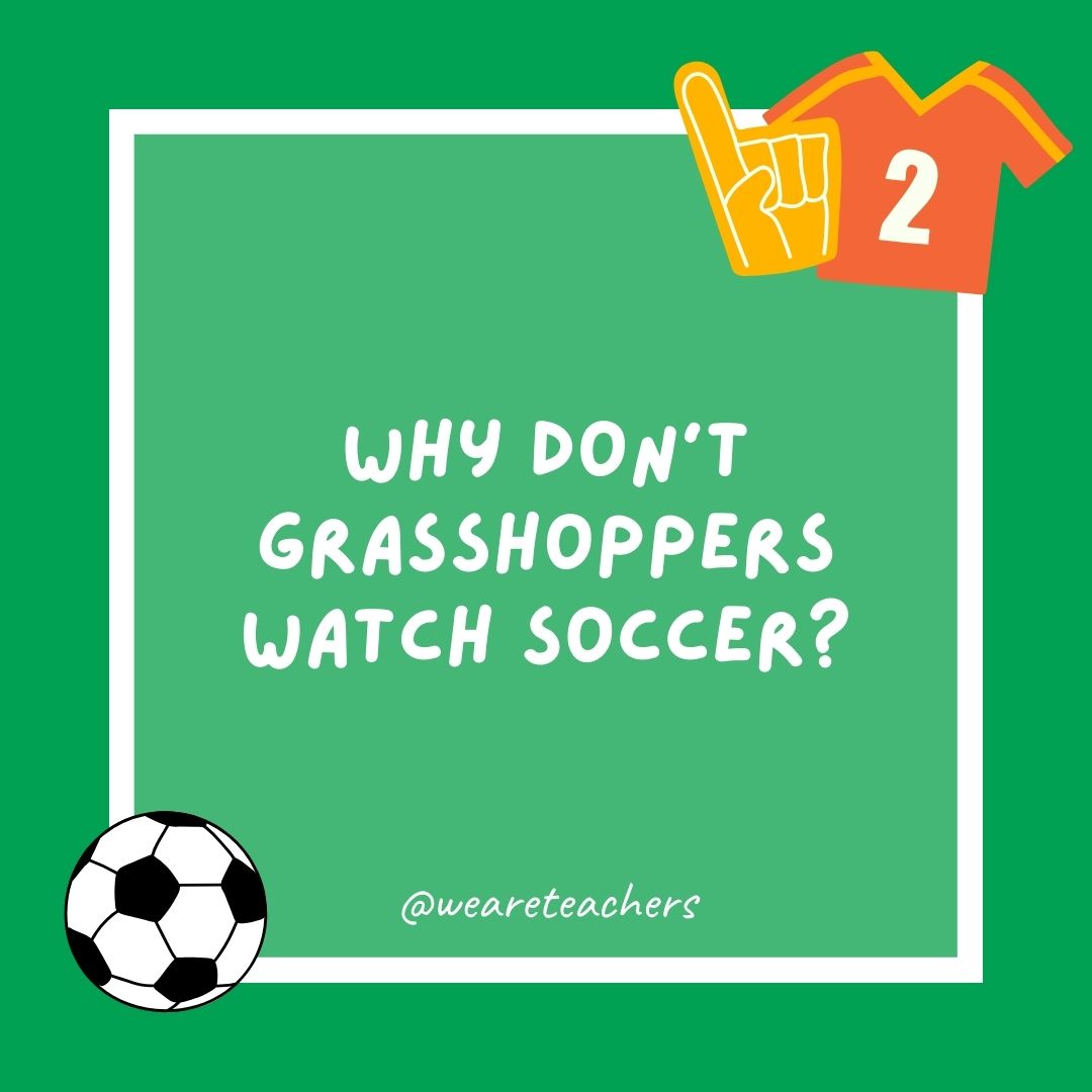 Why don’t grasshoppers watch soccer? Why don’t grasshoppers watch soccer?