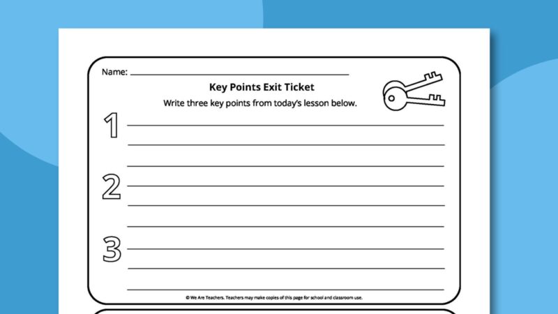Key Points Exit Ticket Key Points Exit Ticket