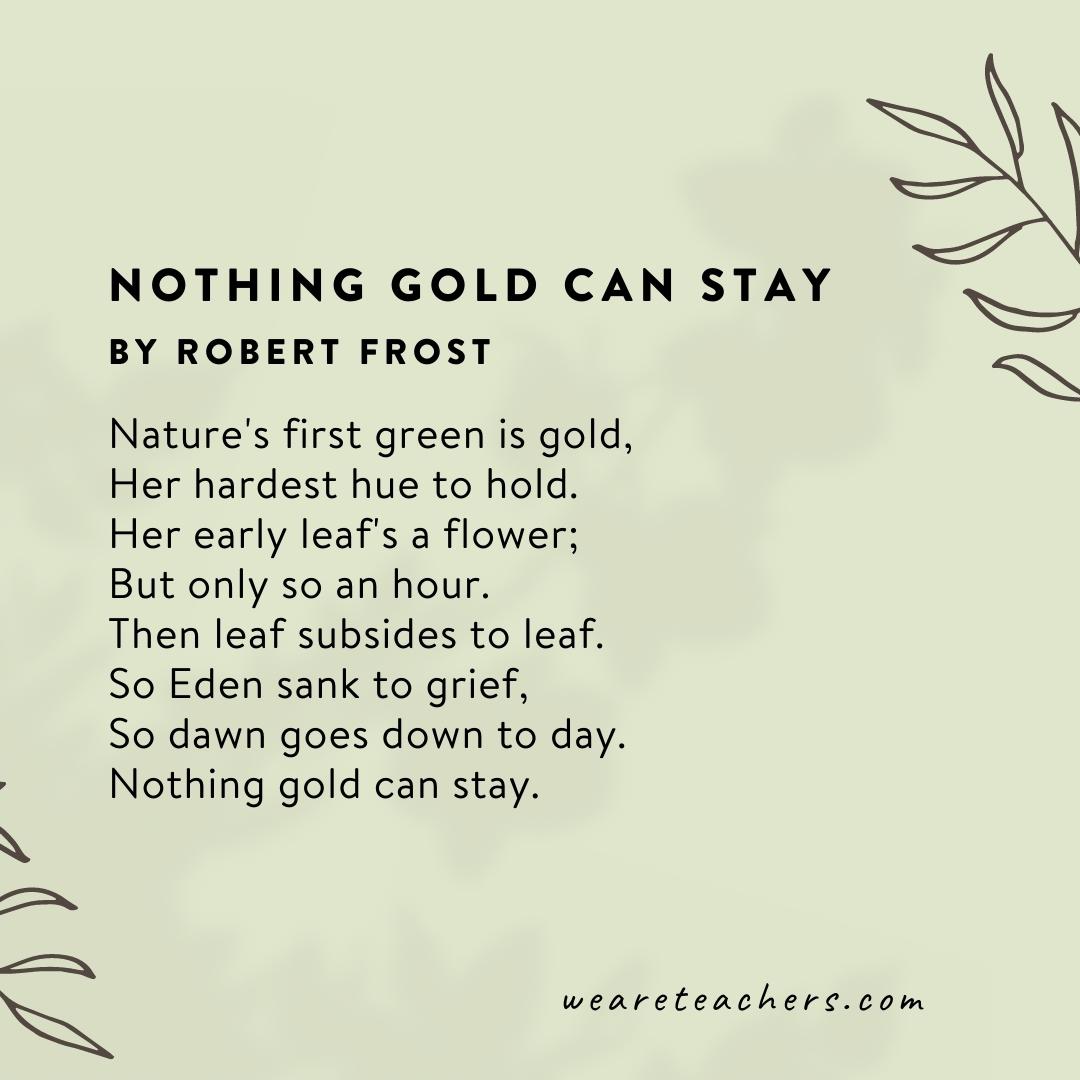 Short Poem On Nature In English For Kids 80 Beautiful Poems About Nature - Classroom