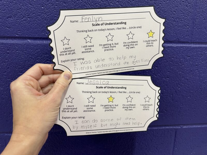 scale of understanding Summative Assessments