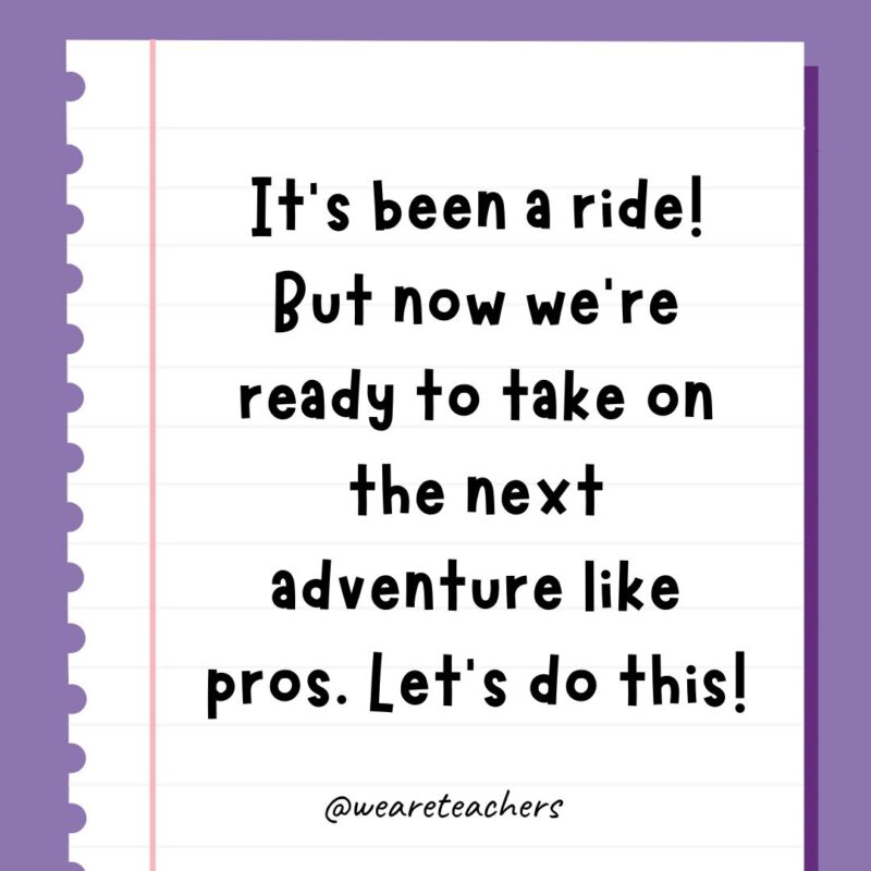 It’s been a ride! But now we’re ready to take on the next adventure like pros. Let’s do this!
