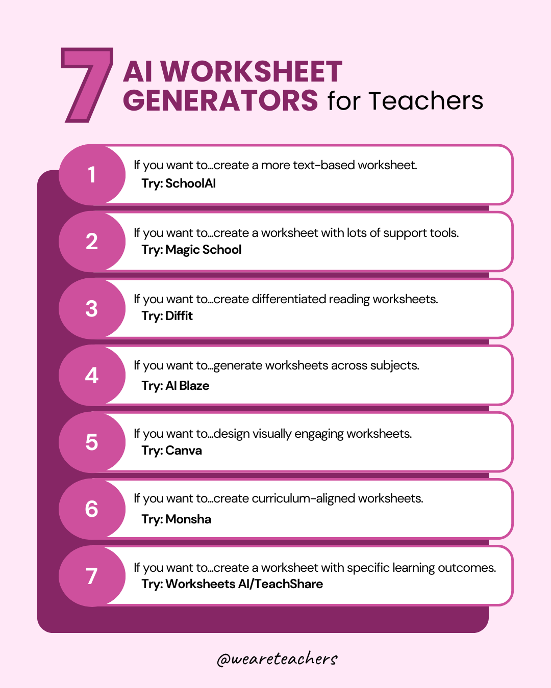 Transform your lesson planning and free up valuable time by using these AI worksheet generators for the classroom!