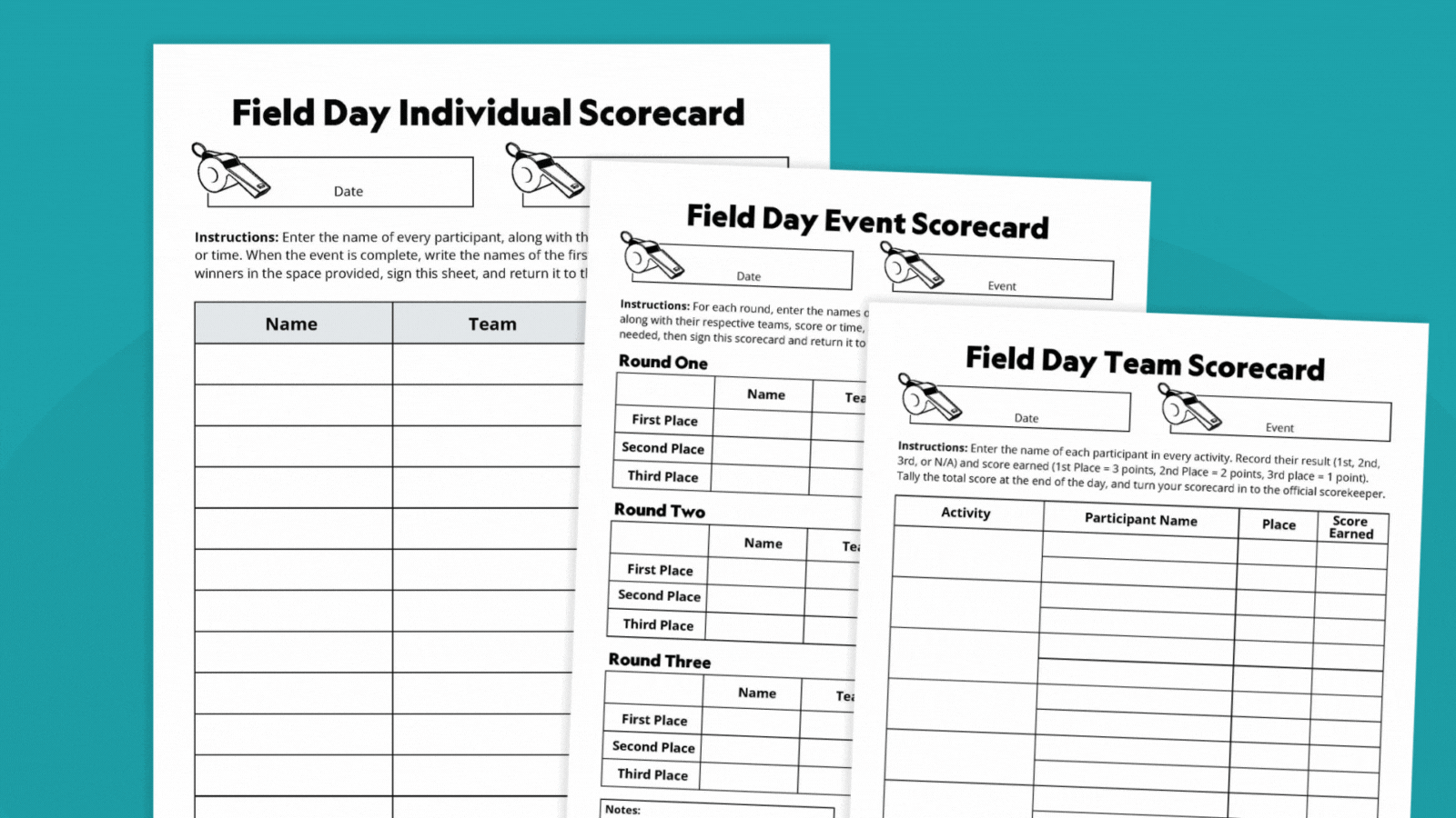 field day scorecard field day scorecard