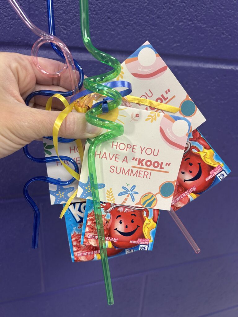 kool aid gift with gift tags