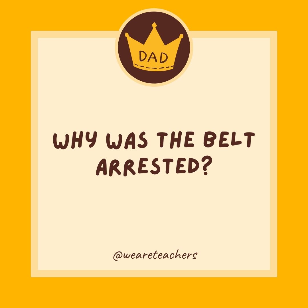 Why was the belt arrested?
