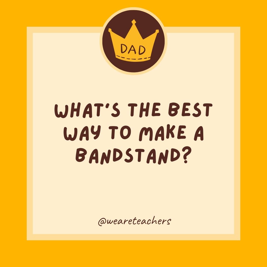 What's the best way to make a bandstand?
