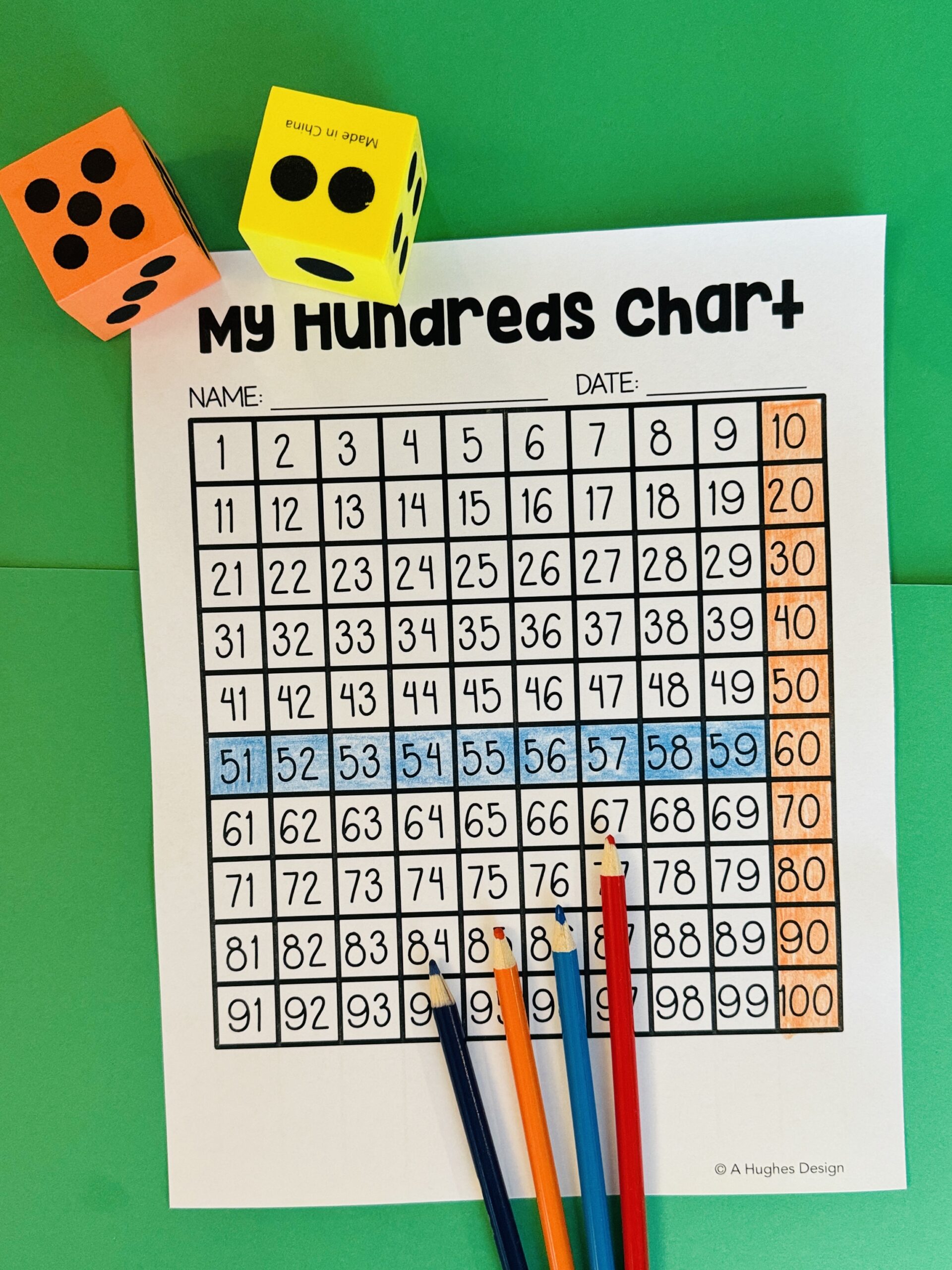 OneHundredChartPatterns3 One Hundred Chart Patterns- place value activities