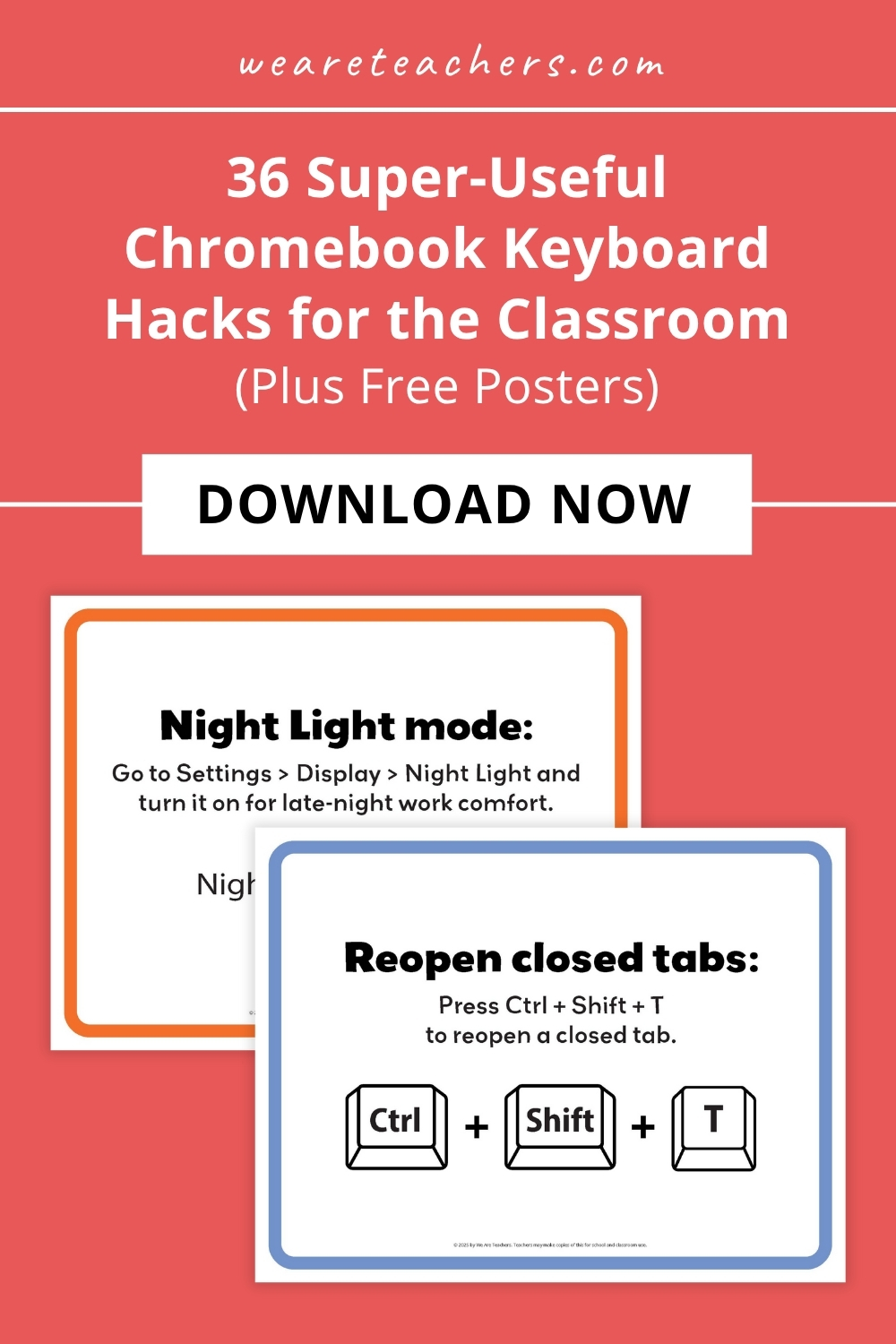 Looking for ways to make remote learning easier? These Chromebook keyboard hacks are perfect for students and teachers!