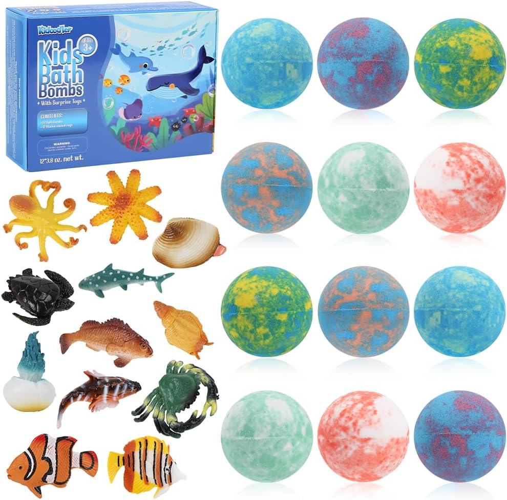 kid-bath-bombs Colorful bath bombs for kids as an example of inexpensive gift ideas for students