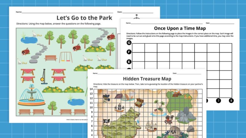 map skills feature for outside activities with kids 