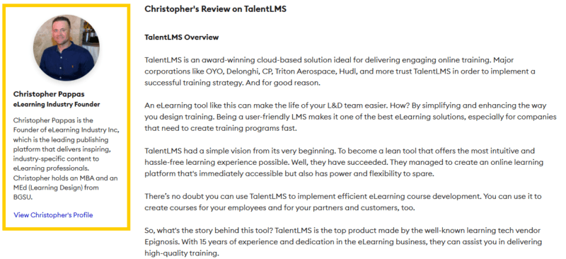 Christopher Pappas' influencer review