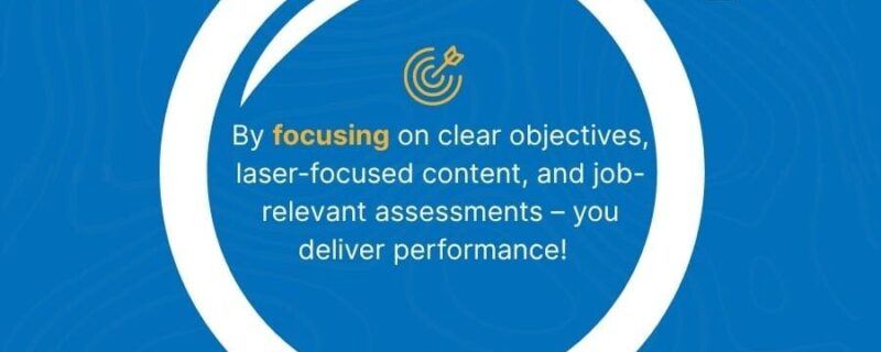 Focus on clear objectives