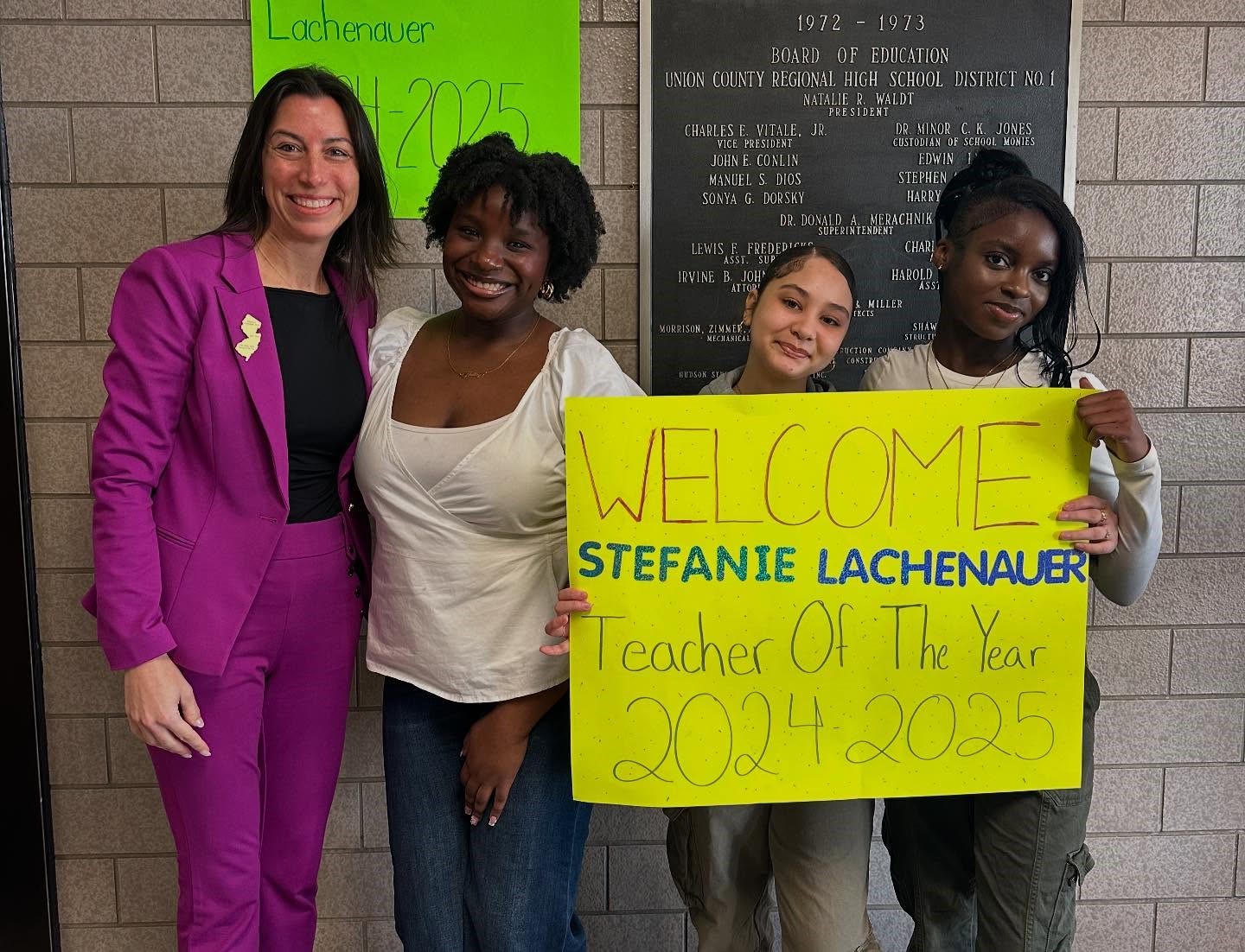 Stefanie with students for Starr article