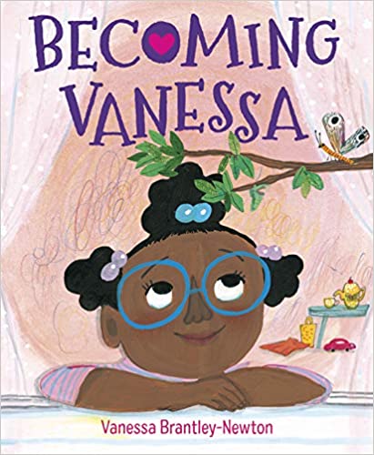 Becoming Vanessa Book cover for Becoming Vanessa by Vanessa Brantley-Newton as an example of kindergarten books
