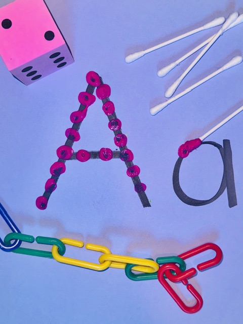 Cotton Swabs and Paint