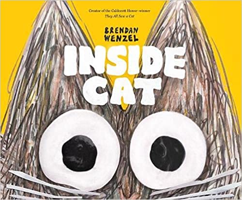 Inside Cat Book cover for Inside Cat by Brendan Wenzel as an example of kindergarten books