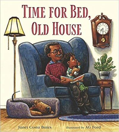 time-for-bed-old-house Book cover for Time for Bed, Old House by Janet Costa Bates as an example of kindergarten books