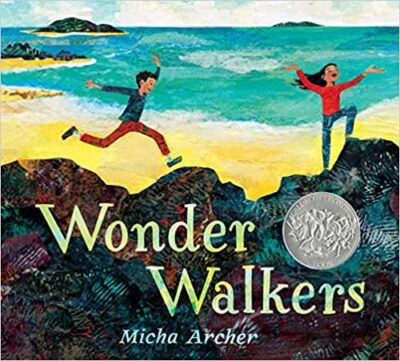 Wonder Walkers Book cover for Wonder Walkers by Micha Archer, as an example of kindergarten books