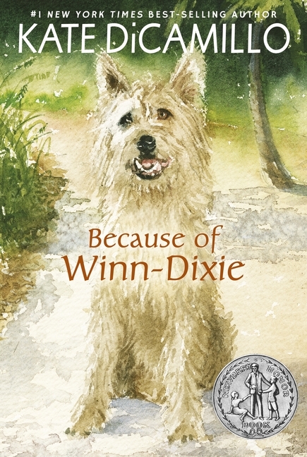 Because of Winn-Dixie Book cover of Because of Winn-Dixie by Kate DiCamillo, as an example of chapter books for fourth graders