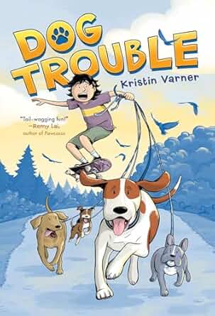Dog-Trouble Book cover for Dog Trouble as an example of chapter books for 4th graders