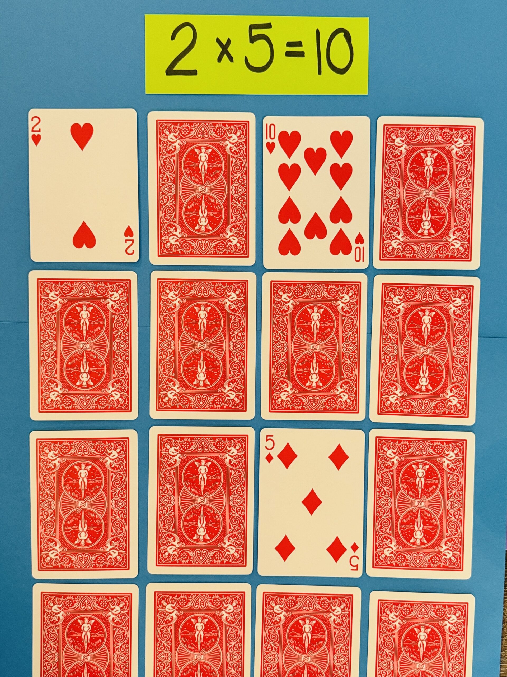 Multiplier as an example of  math card games