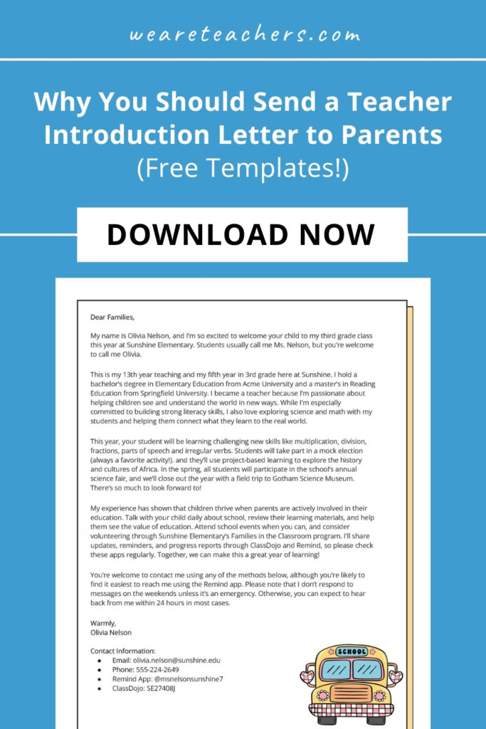 teacher introduction letter to parents download now teacher introduction letter to parents