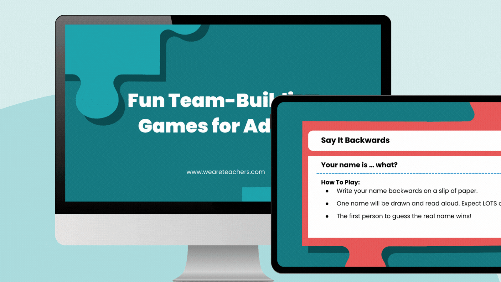 Grab our easy instructions to start playing our team-building games, and get to bonding! Grab our easy instructions to start playing our team-building games, and get to bonding!
