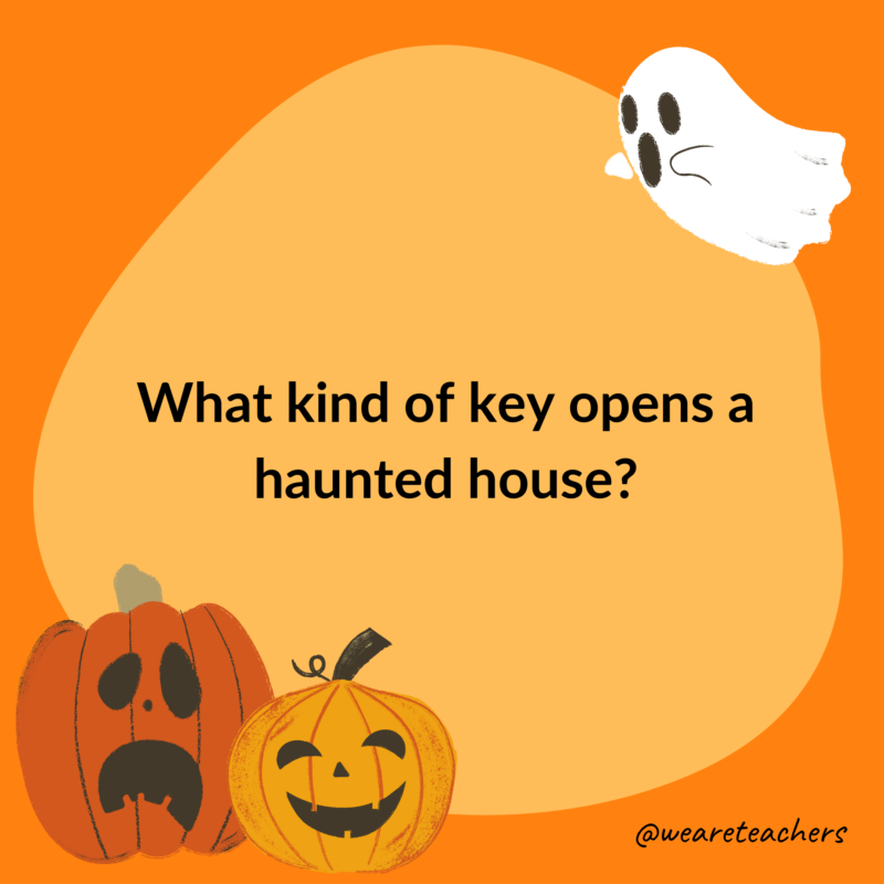 What kind of key opens a haunted house?