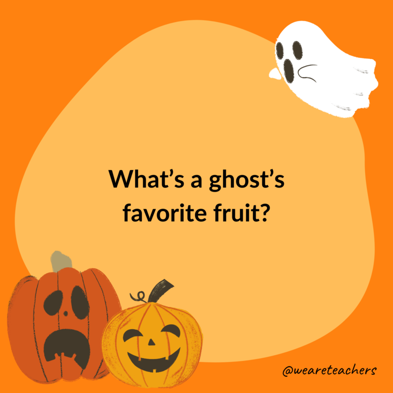 What’s a ghost’s favorite fruit?