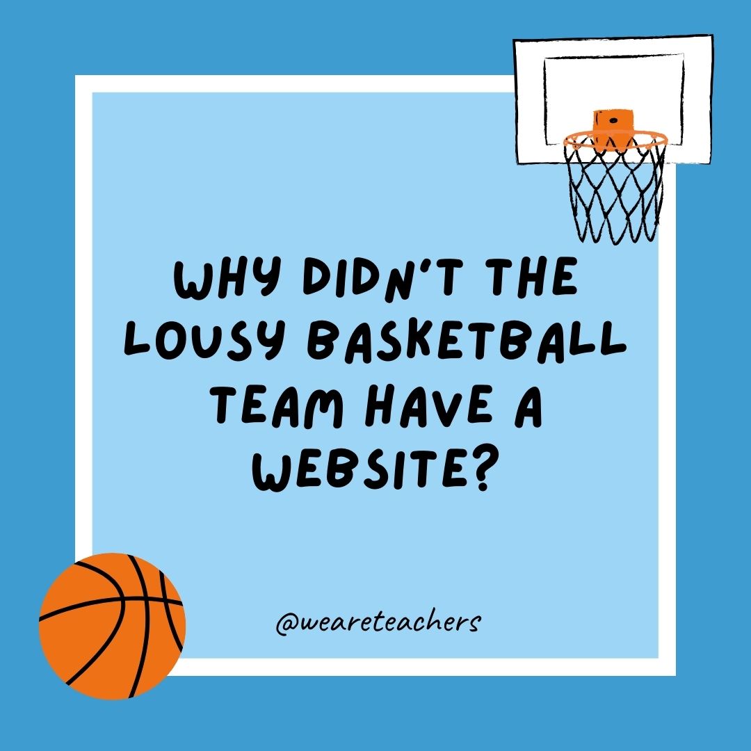 basketball jokes basketball jokes example