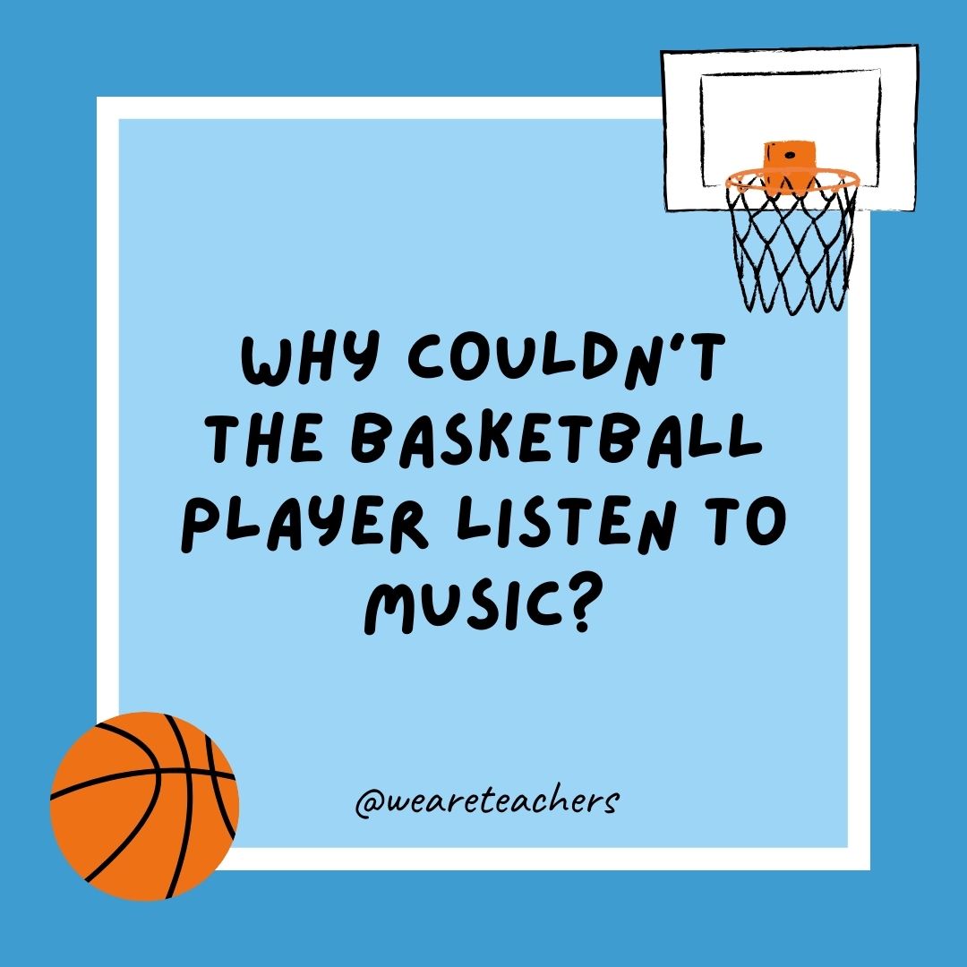basketball jokes basketball jokes example