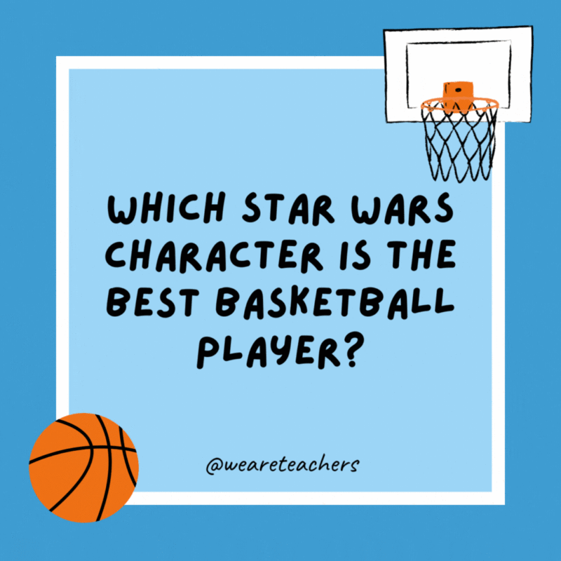 Which Star Wars character is the best basketball player? Which Star Wars character is the best basketball player?