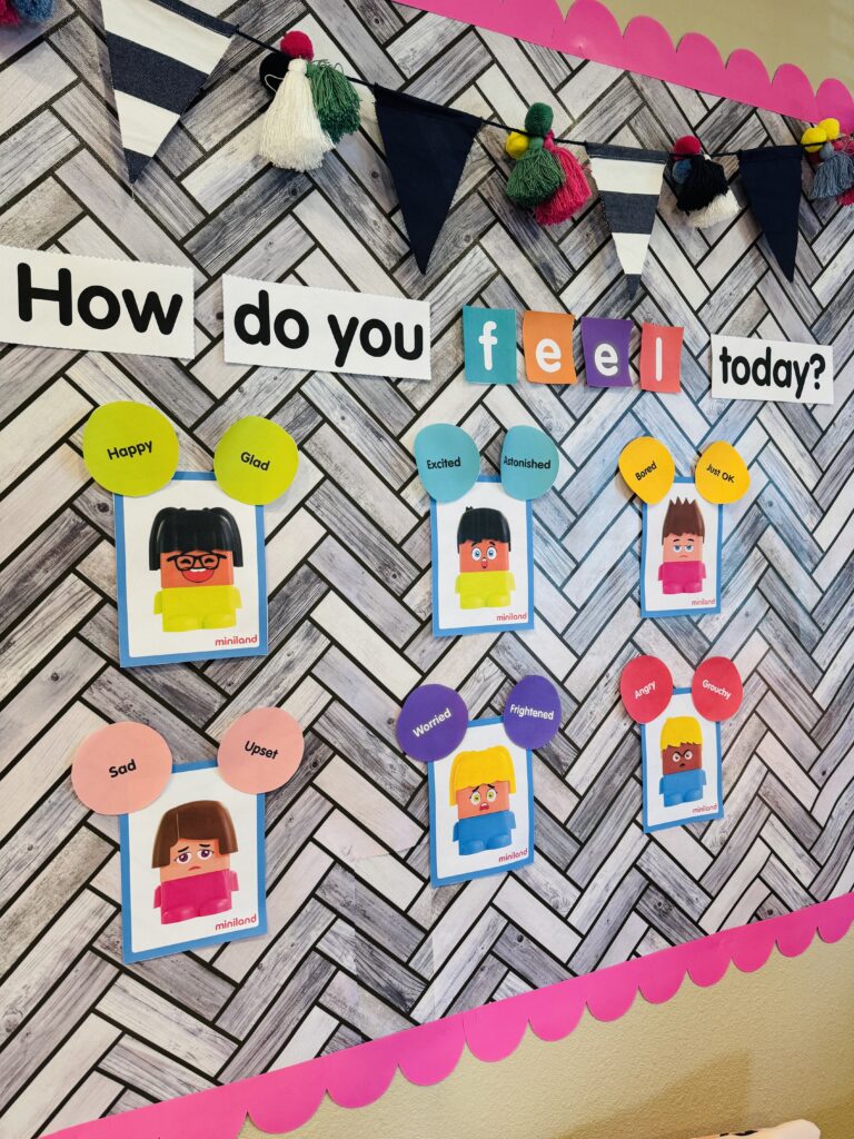 social-emotional learning activities bulletin board example